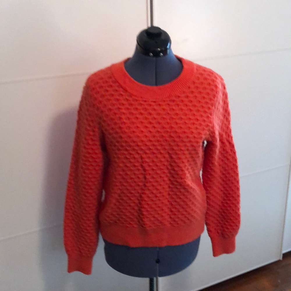 H&M orange sweater